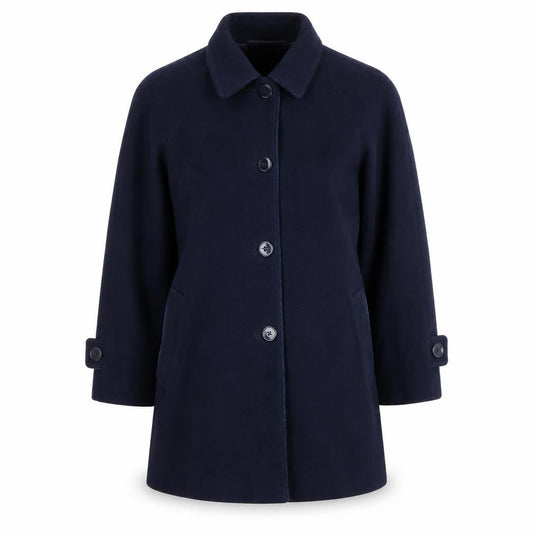 Womens UK Size 12 Eastex Blue Basic Coat