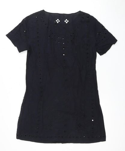 Jigsaw Women's Black Short Sleeve Dress M