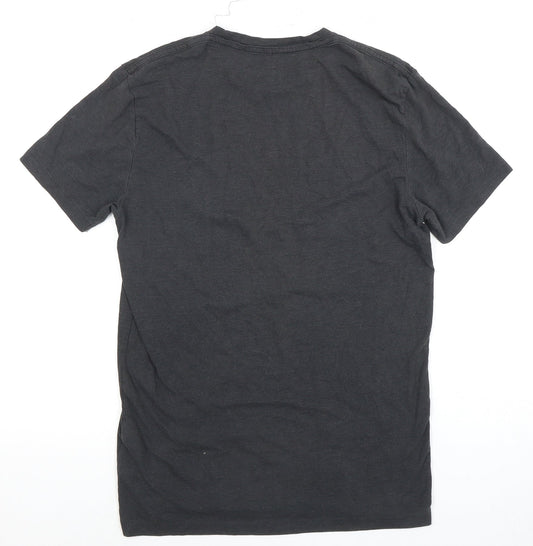 Mens UK Size S AllSaints Black  T-Shirt