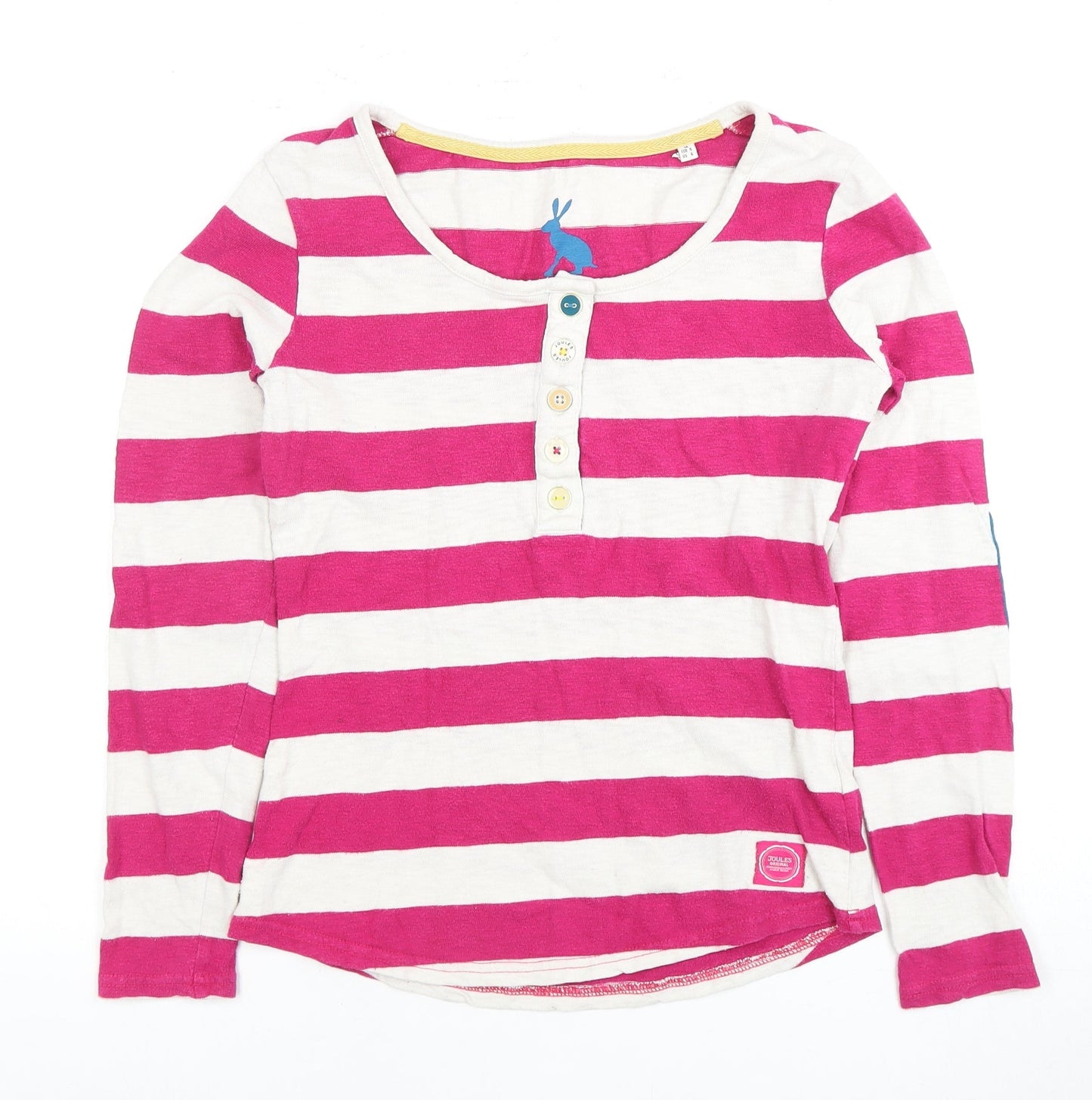 Womens UK Size 6 Joules Multicoloured Basic T-Shirt