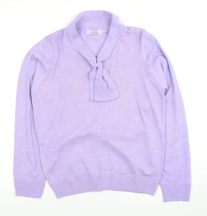 Honor Millburn Women’s Purple High Neck Jumper S