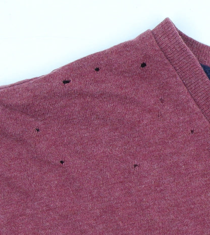 Superdry Men's Red S Cotton T-Shirt Crew Neck