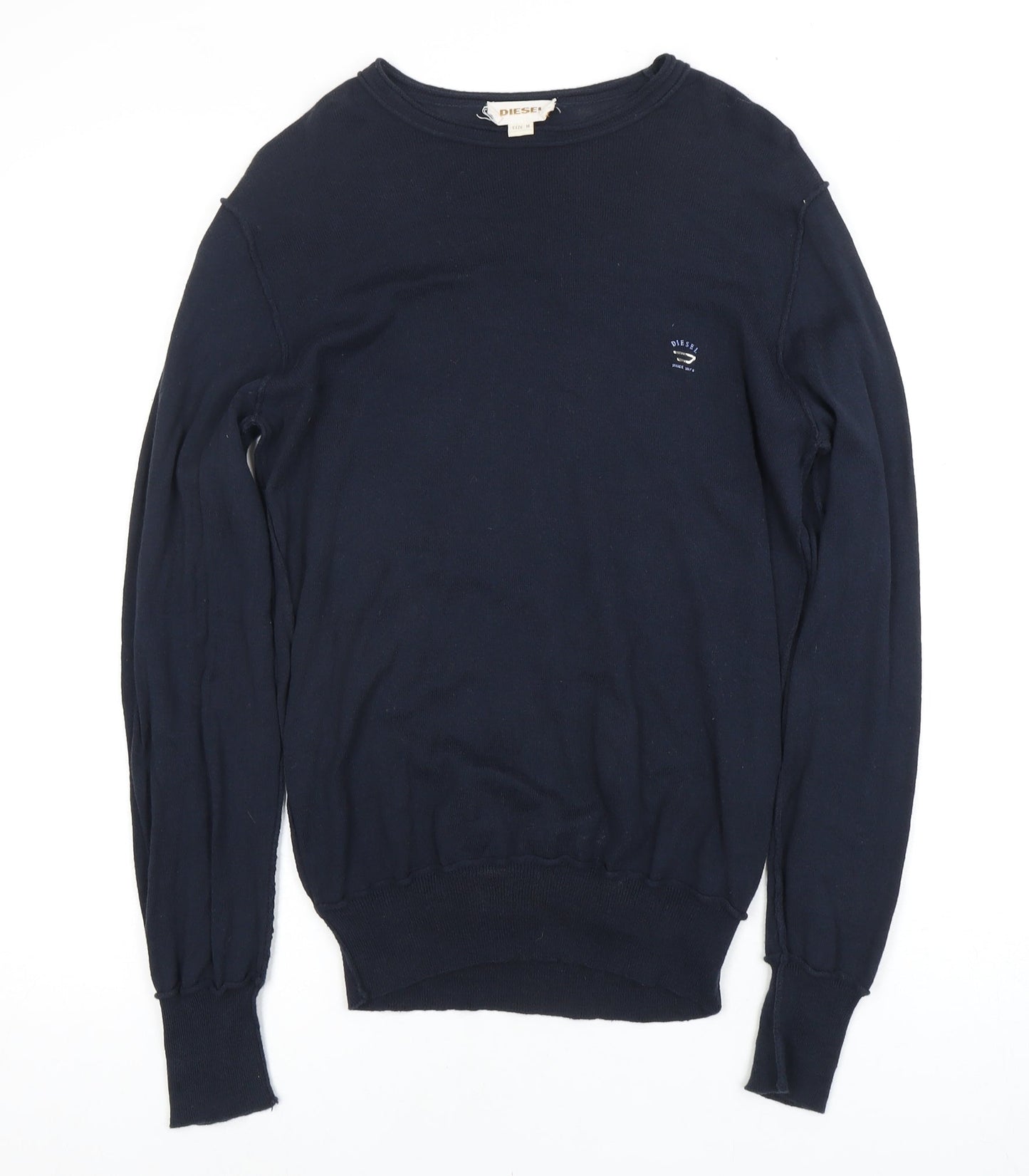 Diesel Men's Blue M Pullover Jumper with Logo