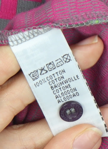 O'Neill Men's Pink Geometric Polo Shirt XL