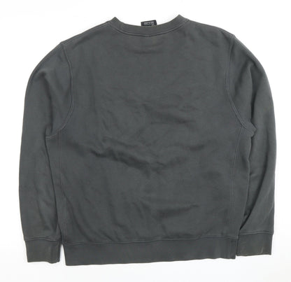 Mens UK Size S Nike Grey Pullover Sweatshirt