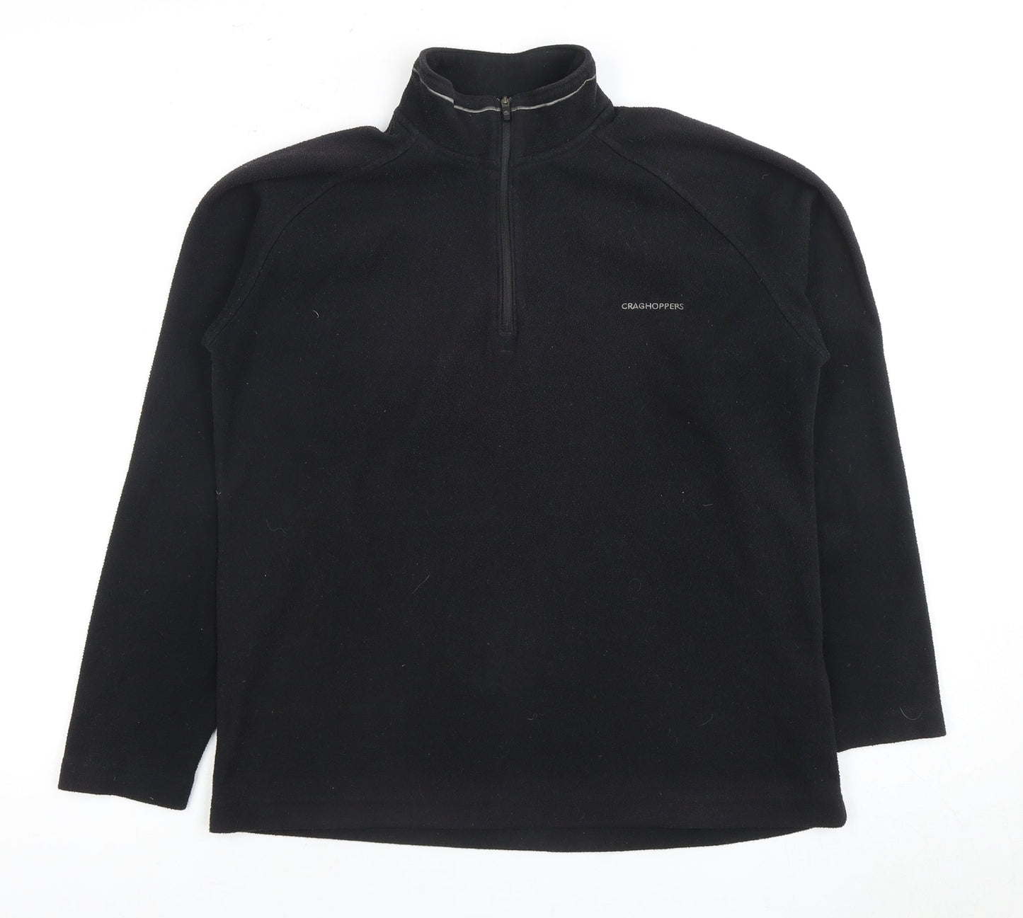 Craghoppers Women's Black 1/2 Zip Fleece Top Size 12