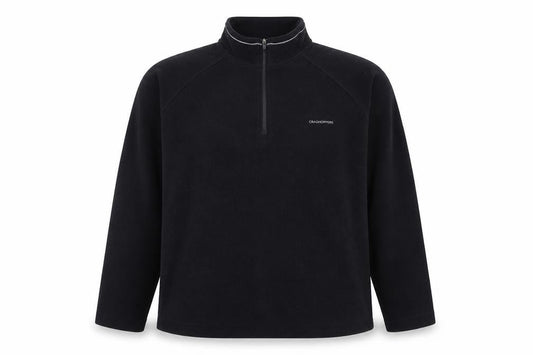 UK Size 12 Craghoppers Black Henley Sweatshirt