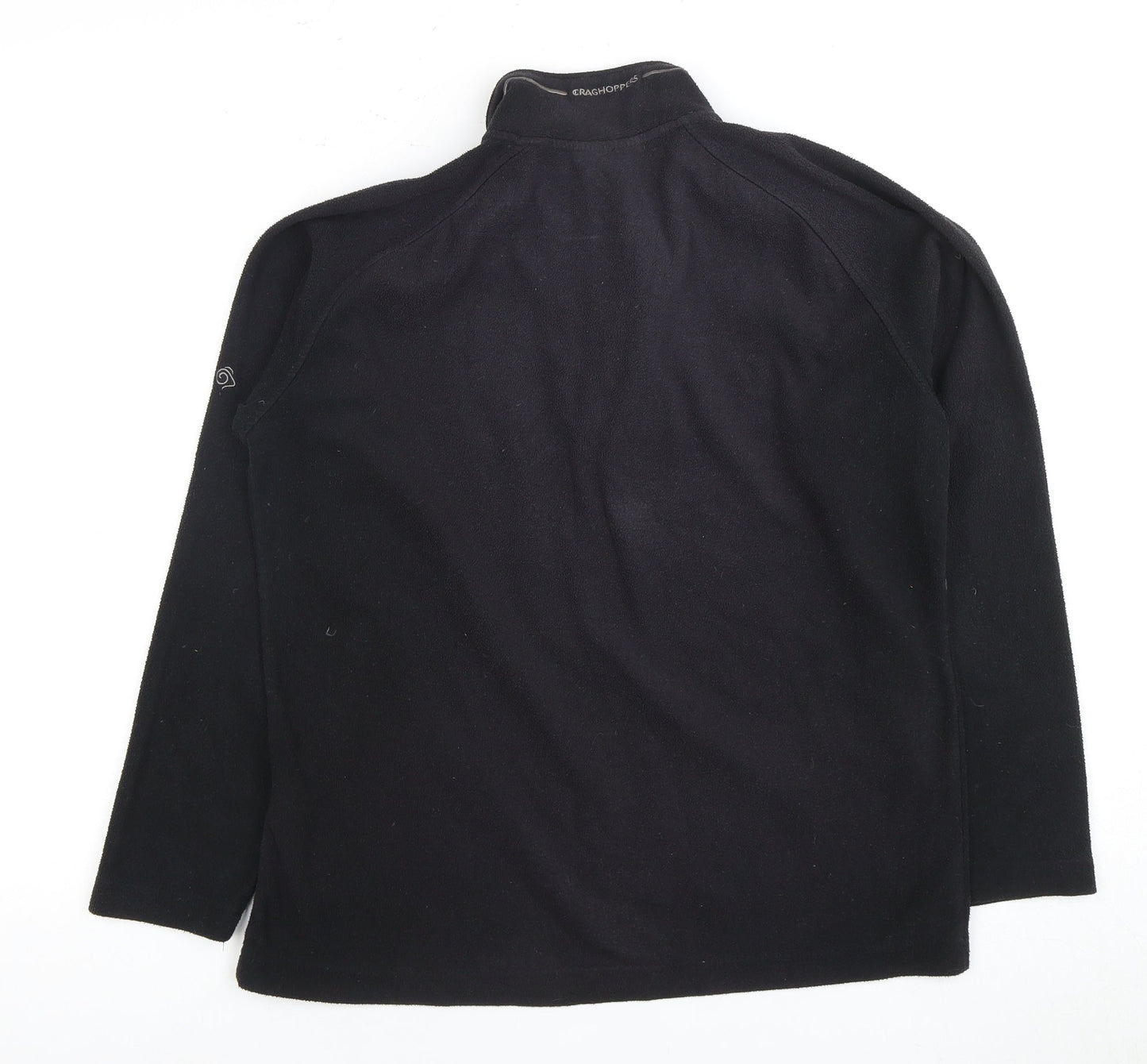 Craghoppers Women's Black 1/2 Zip Fleece Top Size 12