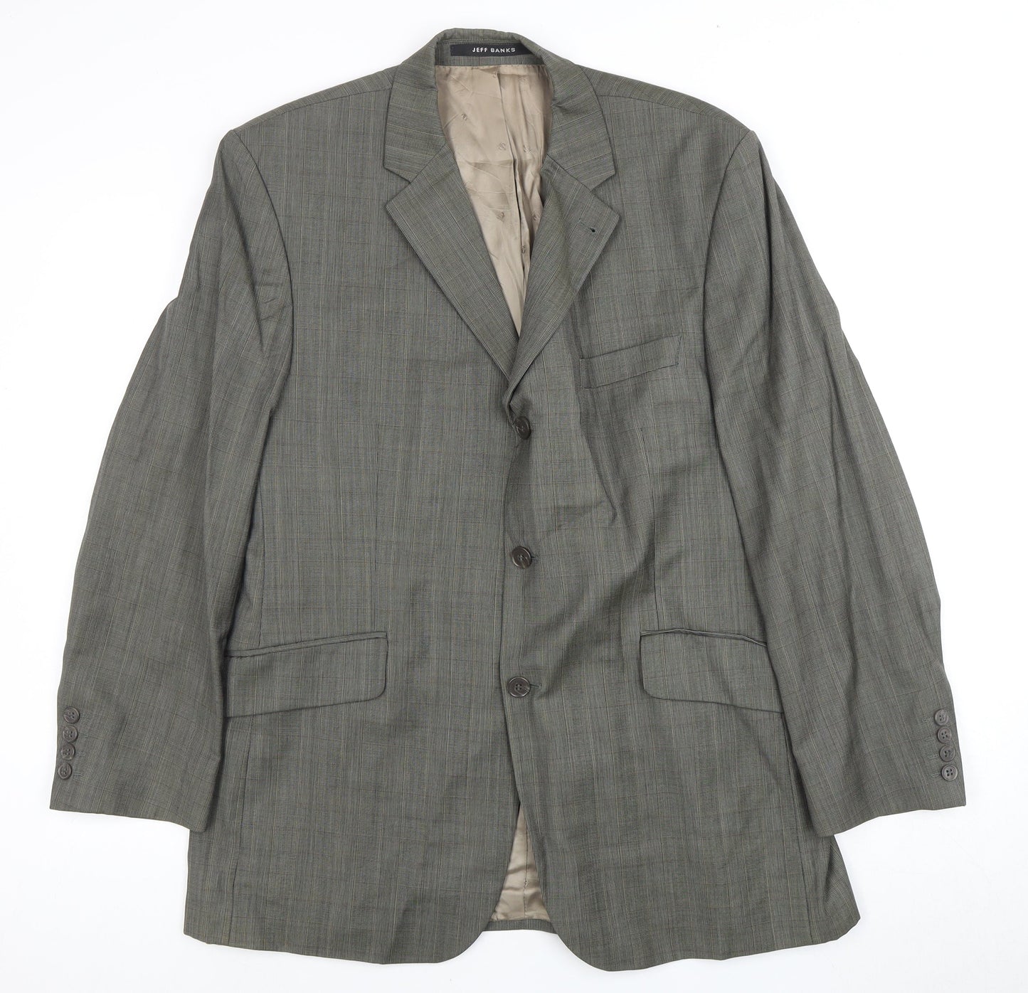 Jeff Banks Men's Grey Blazer 42 Regular
