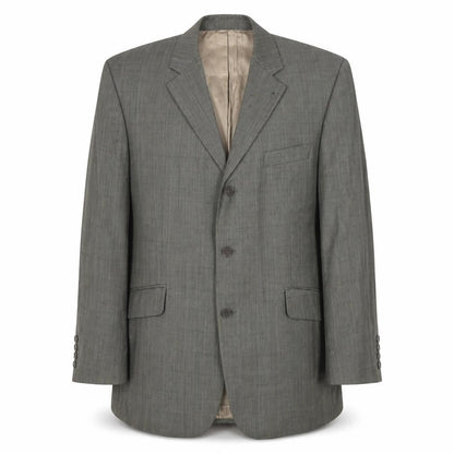 Front view of Jeff Banks Men's Grey Blazer 42 Regular