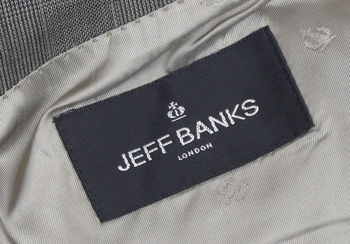 Jeff Banks Men's Grey Blazer 42 Regular