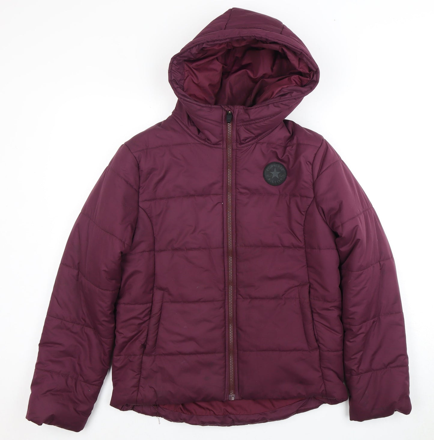 Mens UK Size S Converse Purple Puffer Jacket