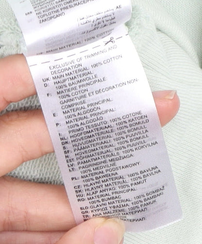 Adidas Women's Green Pullover Sweatshirt S