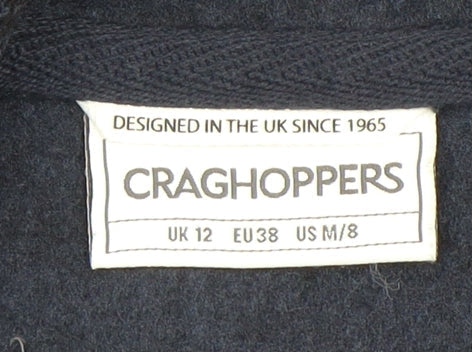 Craghoppers Women's Blue Pullover Hoodie, Size 12