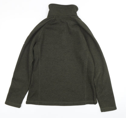 Craghoppers Women's Green Henley Sweatshirt Size 10