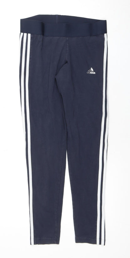 Adidas Women's Blue Track Pants M
