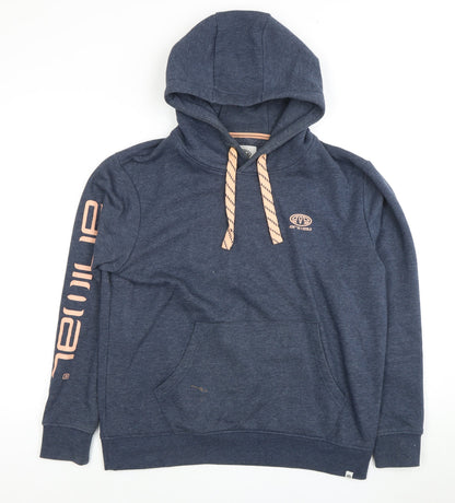 Animal Women's Blue Hoodie Size 10 Pullover with Logo