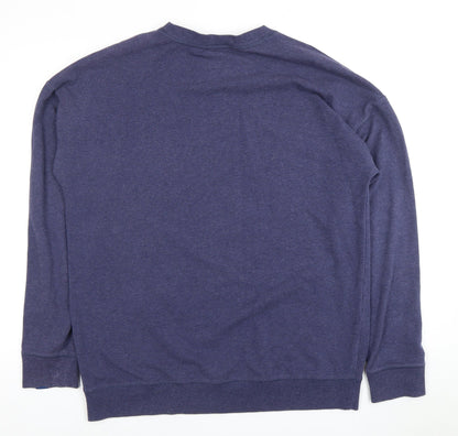 Mens UK Size L Calvin Klein Blue Pullover Sweatshirt