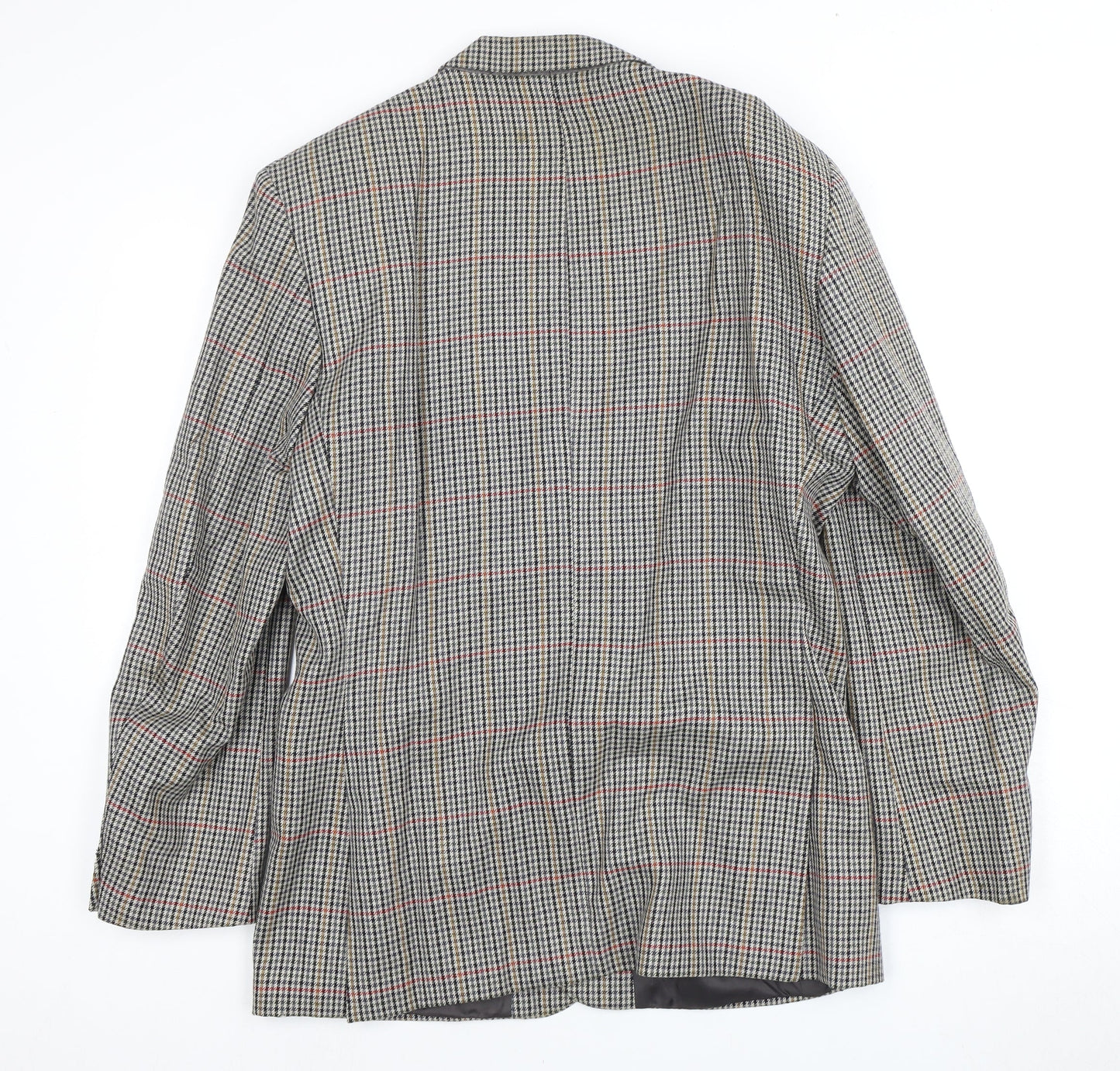 Austin Reed Men’s Grey Wool Checked Blazer 40R