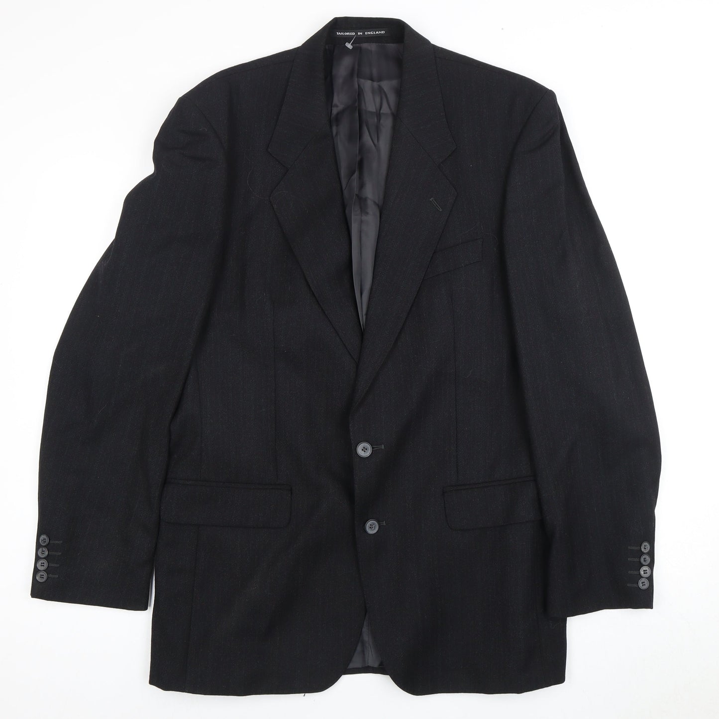 Centaur Men's Grey Long Wool Blazer 40