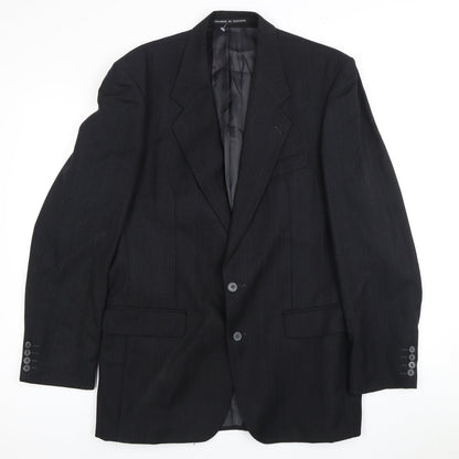 Centaur Men's Grey Long Wool Blazer 40
