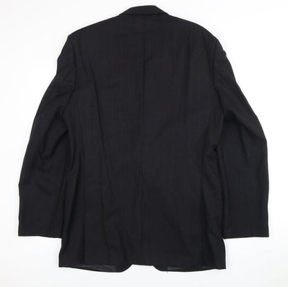 Centaur Men's Grey Long Wool Blazer 40