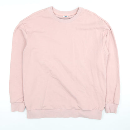 NASA Pink Unisex Sweatshirt M Pullover Crew Neck