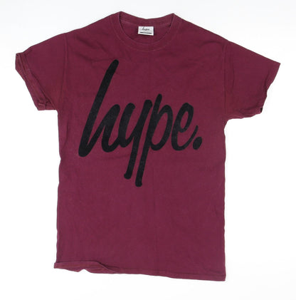 Mens UK Size S Hype Red  T-Shirt
