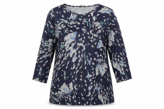 Front view of Roman Women's Multicoloured 3/4 Sleeve Top, size 10