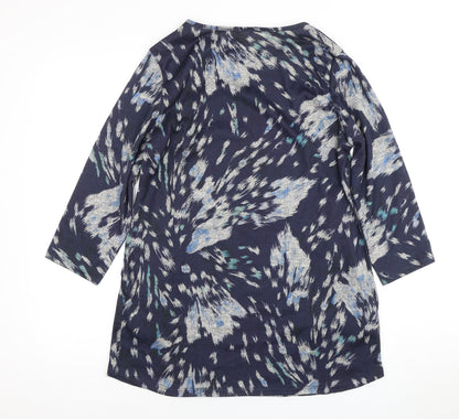 Womens UK Size 10 Roman Multicoloured Tunic T-Shirt