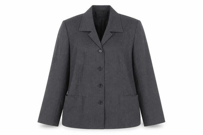 Womens UK Size 18 No Data Grey Basic Jacket