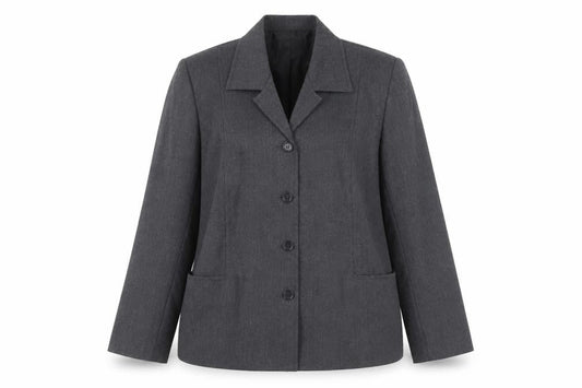 Womens UK Size 18 No Data Grey Basic Jacket