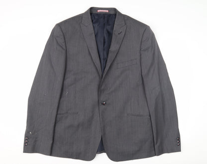 Mens UK Size 444 Marks and Spencer Regular Grey Suit Jacket