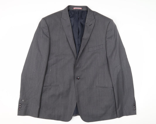 Mens UK Size 444 Marks and Spencer Regular Grey Suit Jacket