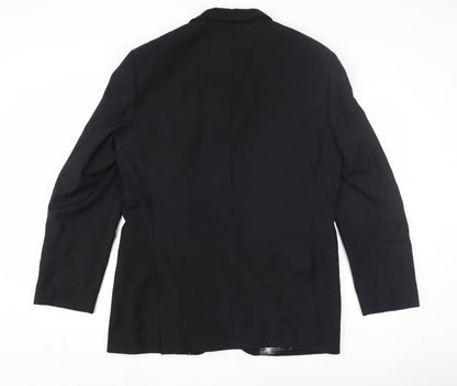 Mens UK Size 40 Ben Sherman Regular Black Suit Jacket