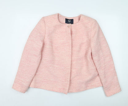 Womens UK Size 12 Viyella Pink Basic Jacket
