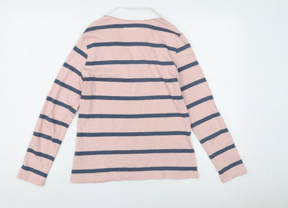 Womens UK Size 8 Marks and Spencer Pink Jersey Polo