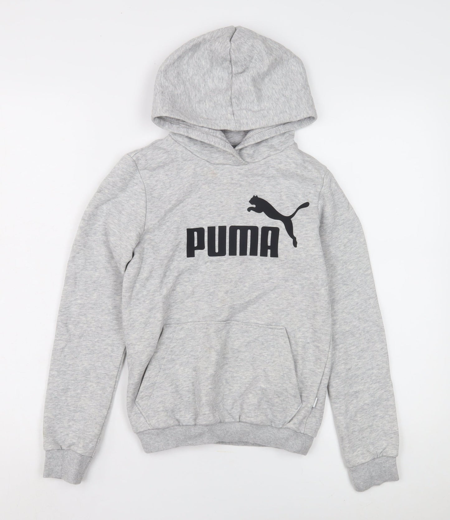 Puma Boys Grey Hoodie, Size 12-13 Years, Pullover, Casual Wear