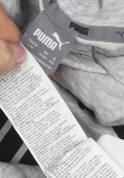 Puma Boys Grey Hoodie, Size 12-13 Years, Pullover, Casual Wear