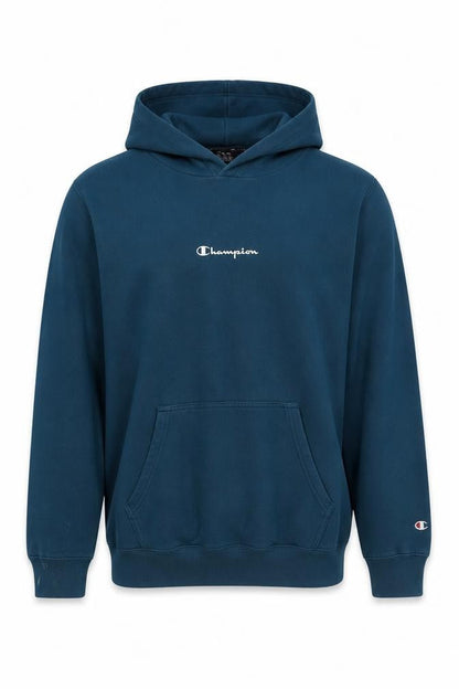 Mens UK Size XL Champion Blue Pullover Hoodie