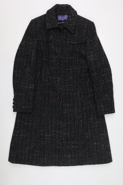 Autonomy Women's Black Wool Blend Coat Size 12