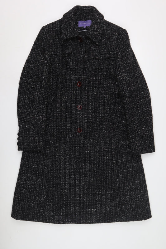 Autonomy Women's Black Wool Blend Coat Size 12