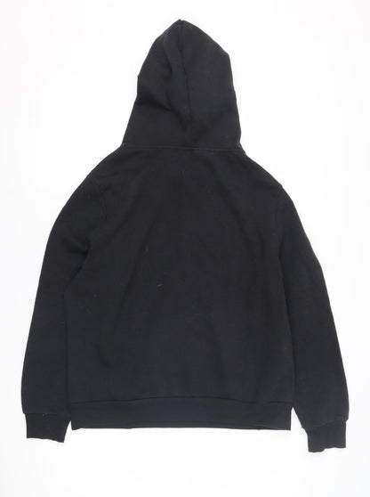 FRIENDS Black Unisex Hoodie M Pullover Graphic Print
