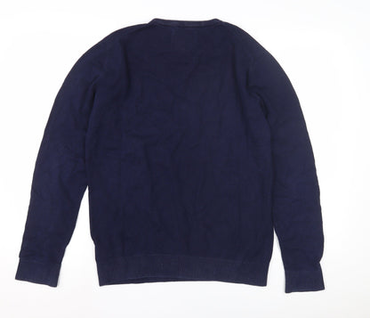 Joules Men's Blue S Cotton Pullover Jumper