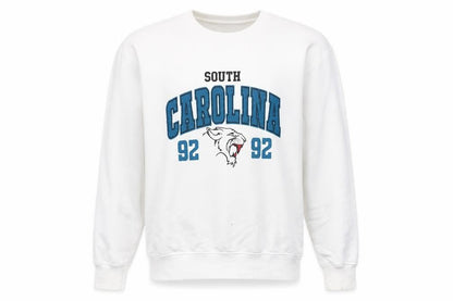 Unisex Adults UK Size S PRETTYLITTLETHING White Pullover Sweatshirt