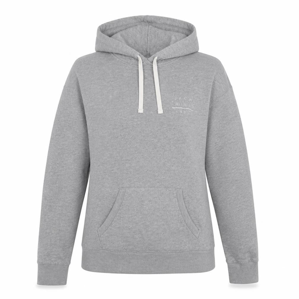 Womens UK Size 10 Jack Wills Grey Pullover Hoodie