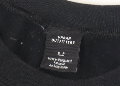 Urban Outfitters Men's S Black Graphic Print Sweatshirt