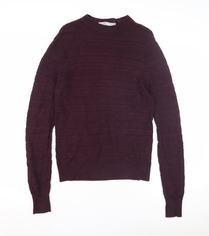 Womens UK Size S Oasis Purple Pullover Jumper