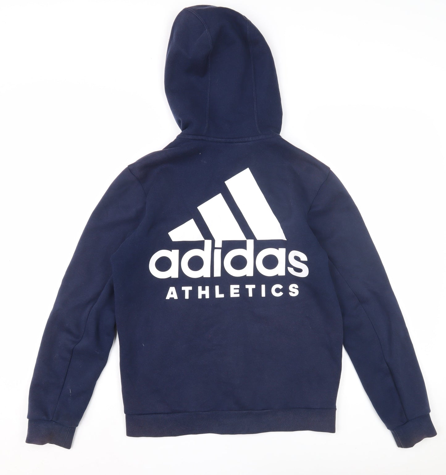 Adidas Boys Navy Full Zip Hoodie 11-12 Years