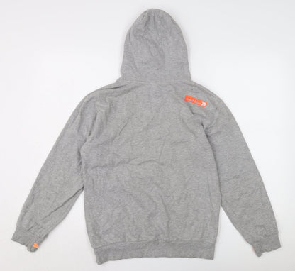 URB65 Boys Grey Pullover Hoodie 14-15 Years Urban Style